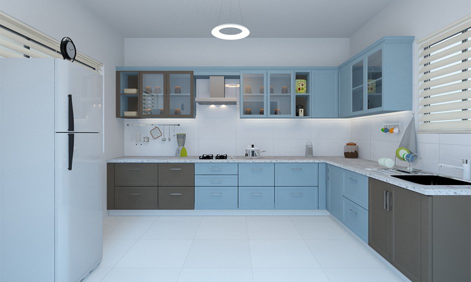L Shaped Kitchen Slide 1